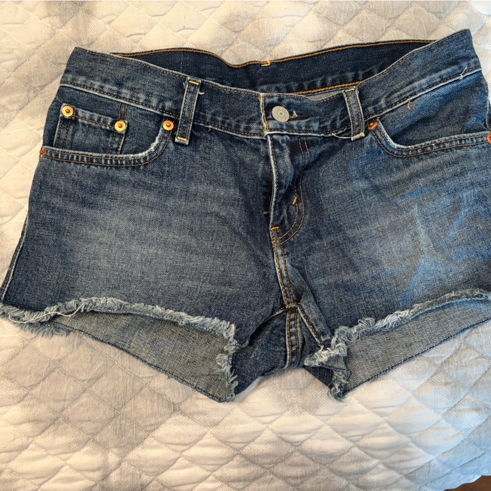 Levi's Classic Blue Denim Shorts